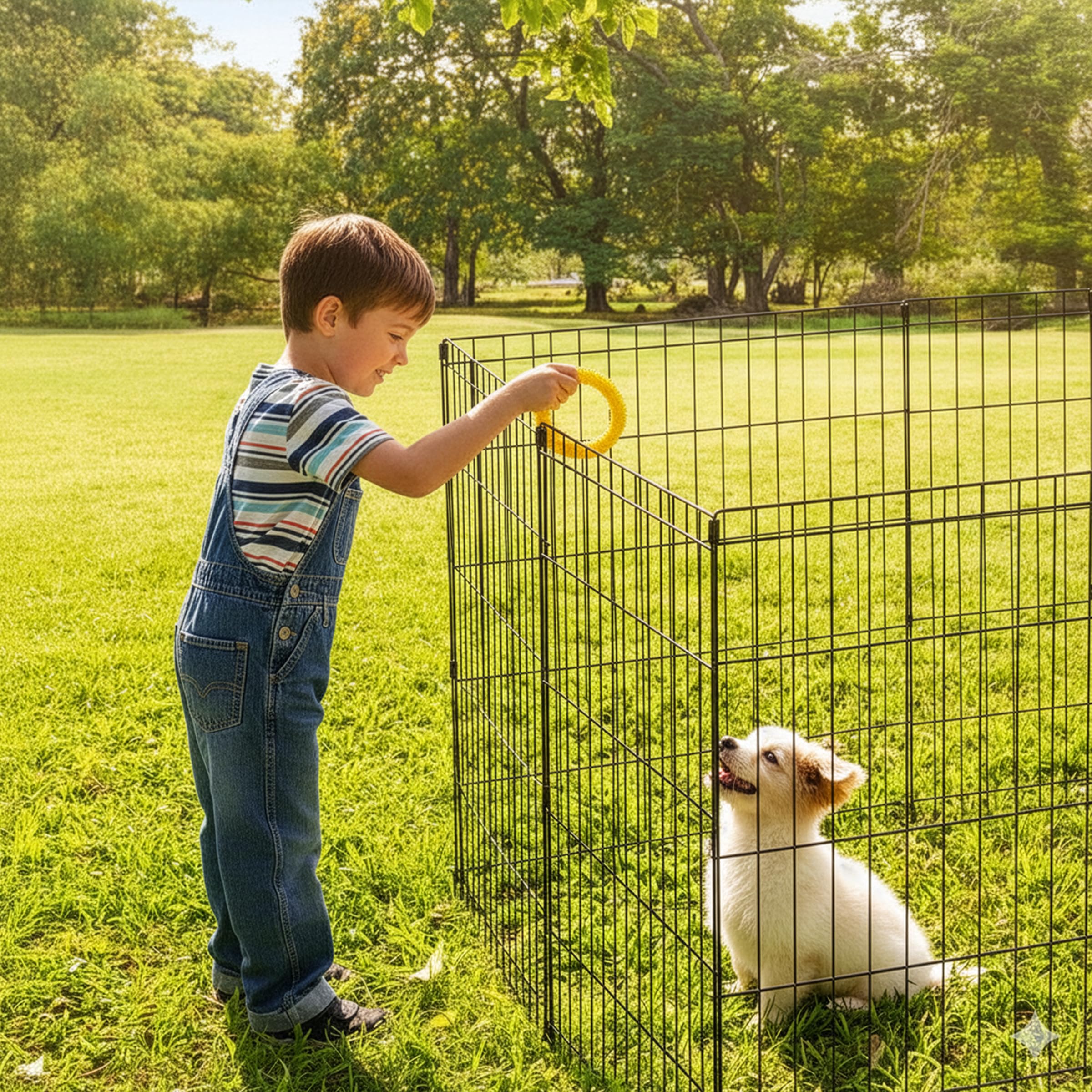 PETMAKER porte-double-verrou, acces facile et securite renforcee pour le parc.