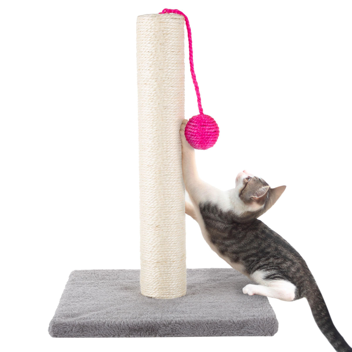 PETMAKER poteau grattoir 17 pouces en sisal pour l'exercice des griffes.