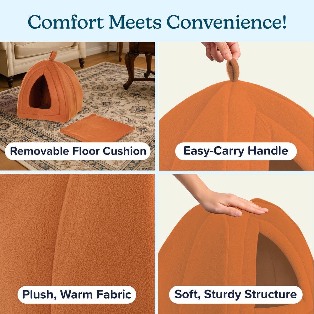 PETMAKER refuge chat pelucheux pour chats et autres petits animaux.