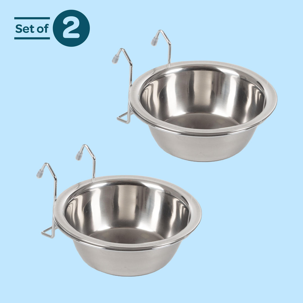Support d’accrochage PETMAKER pour cage, bol suspendu pratique et fiable.