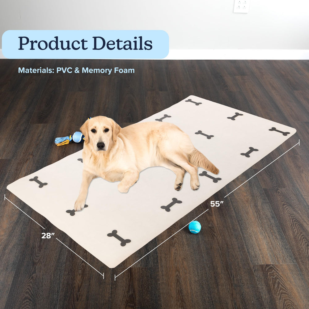 PETMAKER tapis alimentation et eau, idéal sous les bols pour préserver le sol.