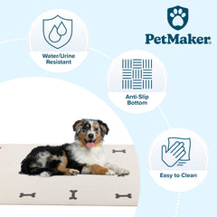 PETMAKER tapis 3 couches mémoire, douceur et passage silencieux.