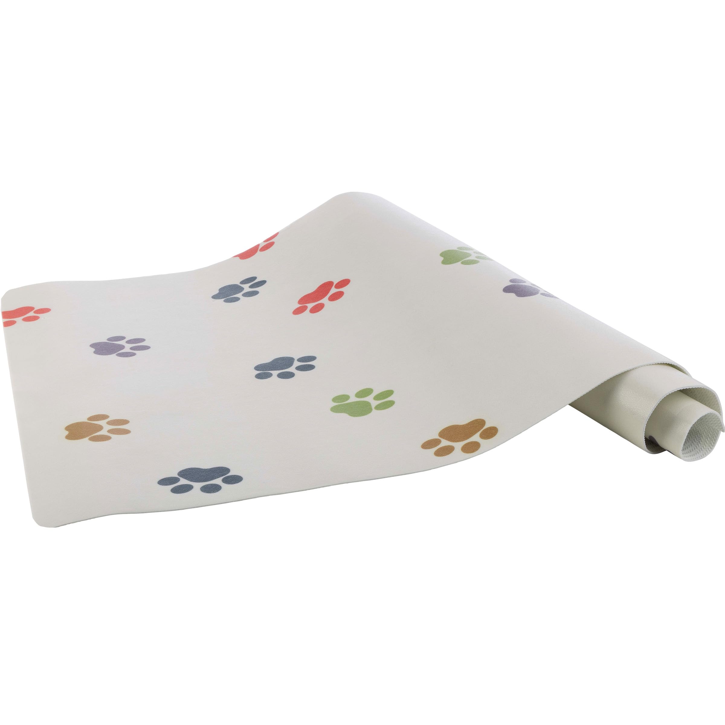 Tapis PETMAKER motifs pattes multicolores: style convivial et facile à intégrer.