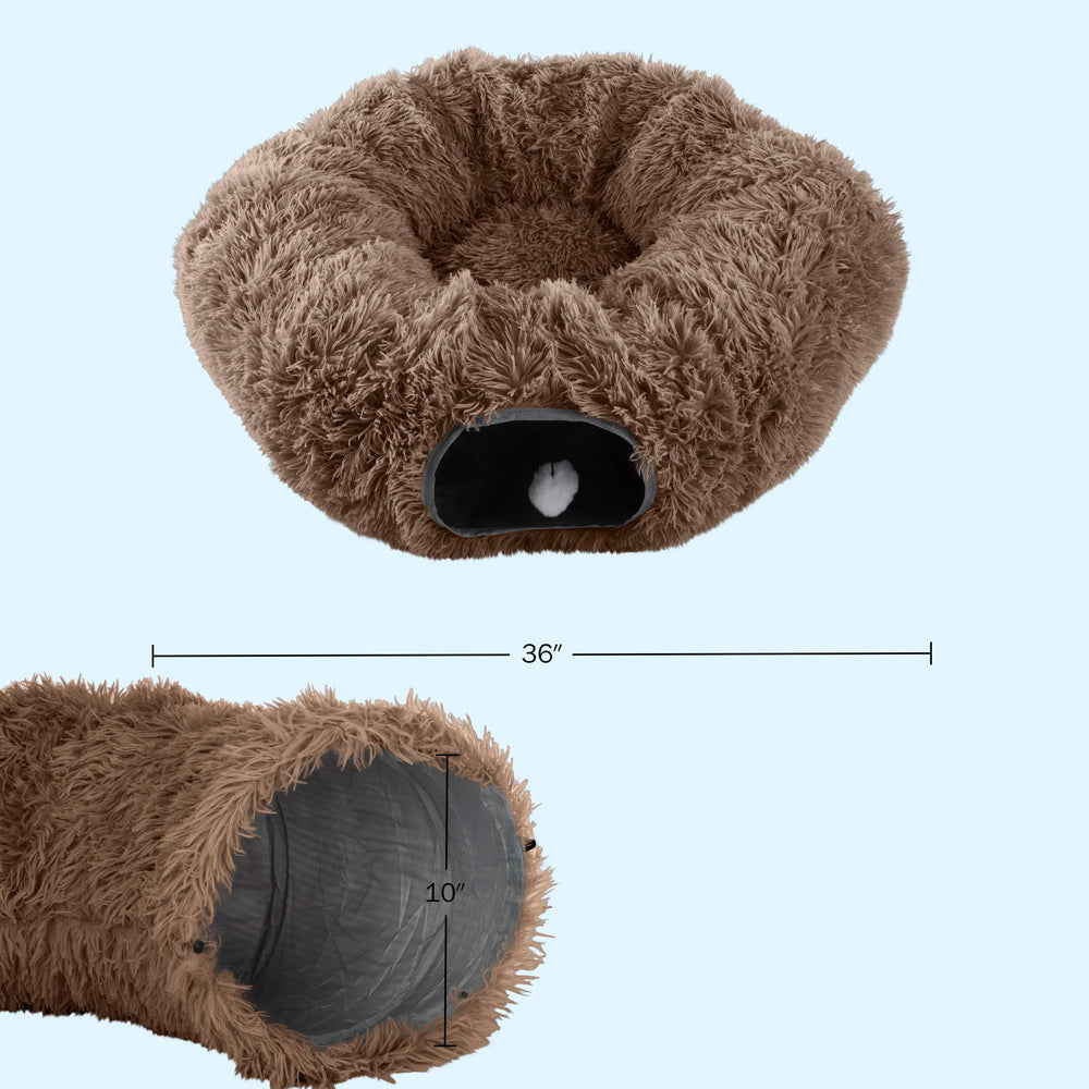 PETMAKER tonnel-chat-plie-et-portable, montage rapide et rangement facile pour l'intérieur.