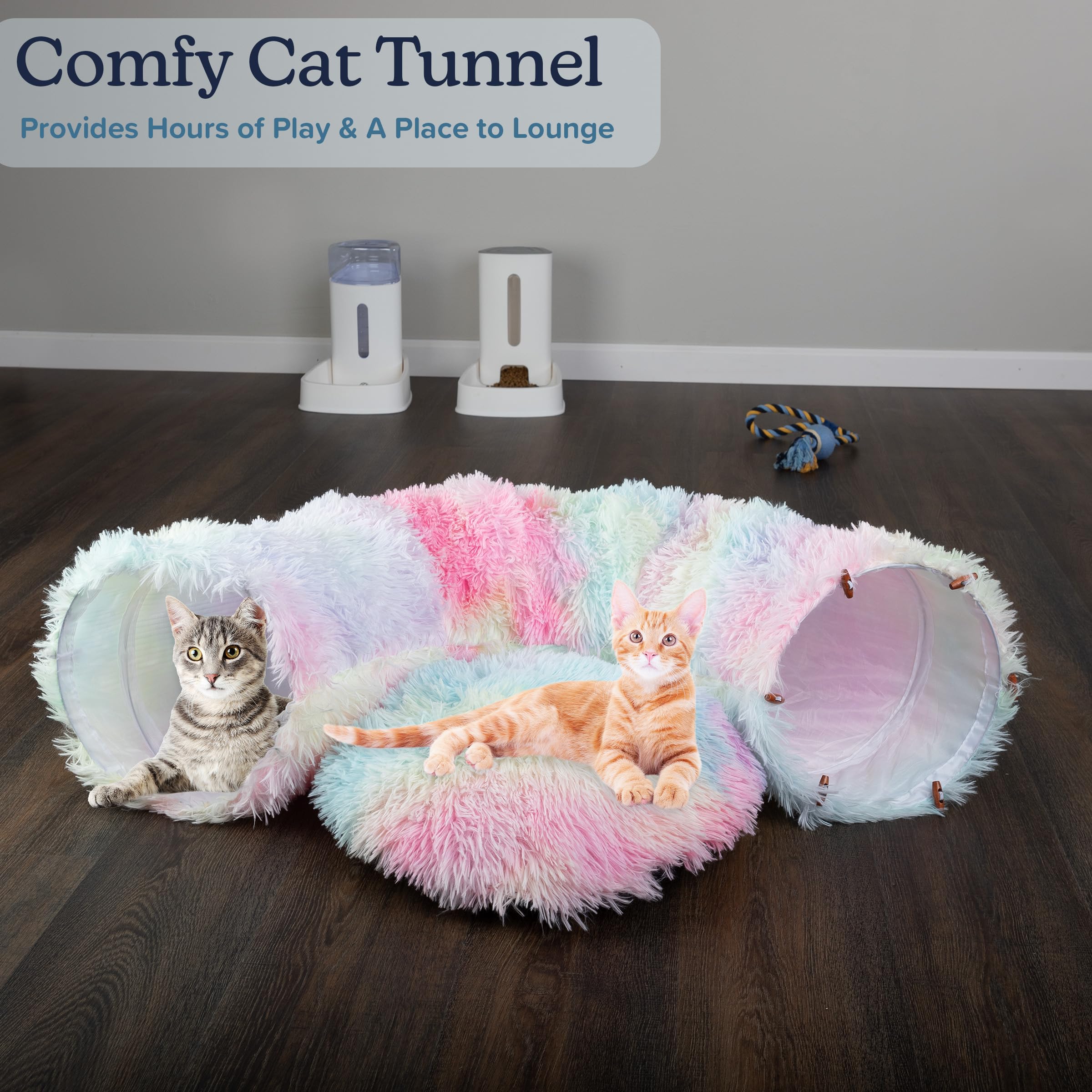 Trois configurations du tunnel PETMAKER pour varier les sessions de jeu.