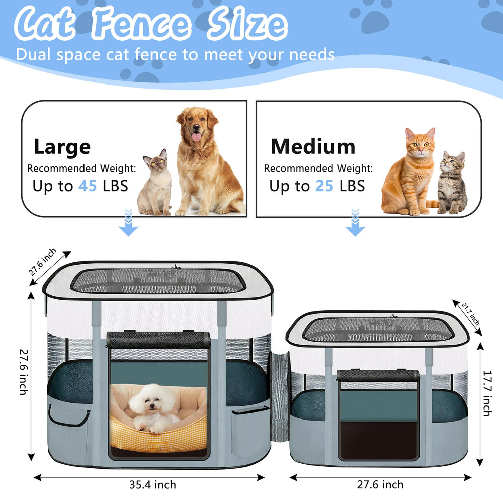 Fond imperméable du Petmarket playpen, facile à nettoyer après les séances de jeu.