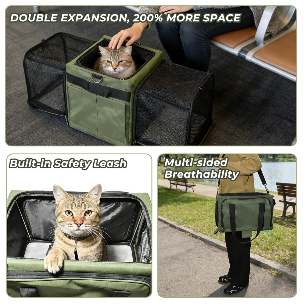 Usage voyage chien chat Petmarket foret-verte, transport confortable et simple.