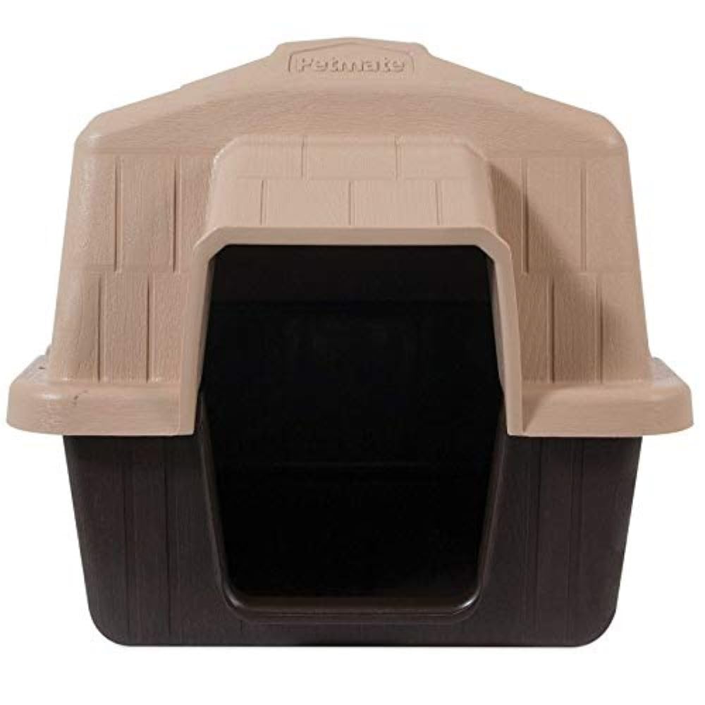 Petmate Aspen, maison d'extérieur pour chien petit, idéale pour chiens jusqu'à 6,8 kg et nettoyage facile