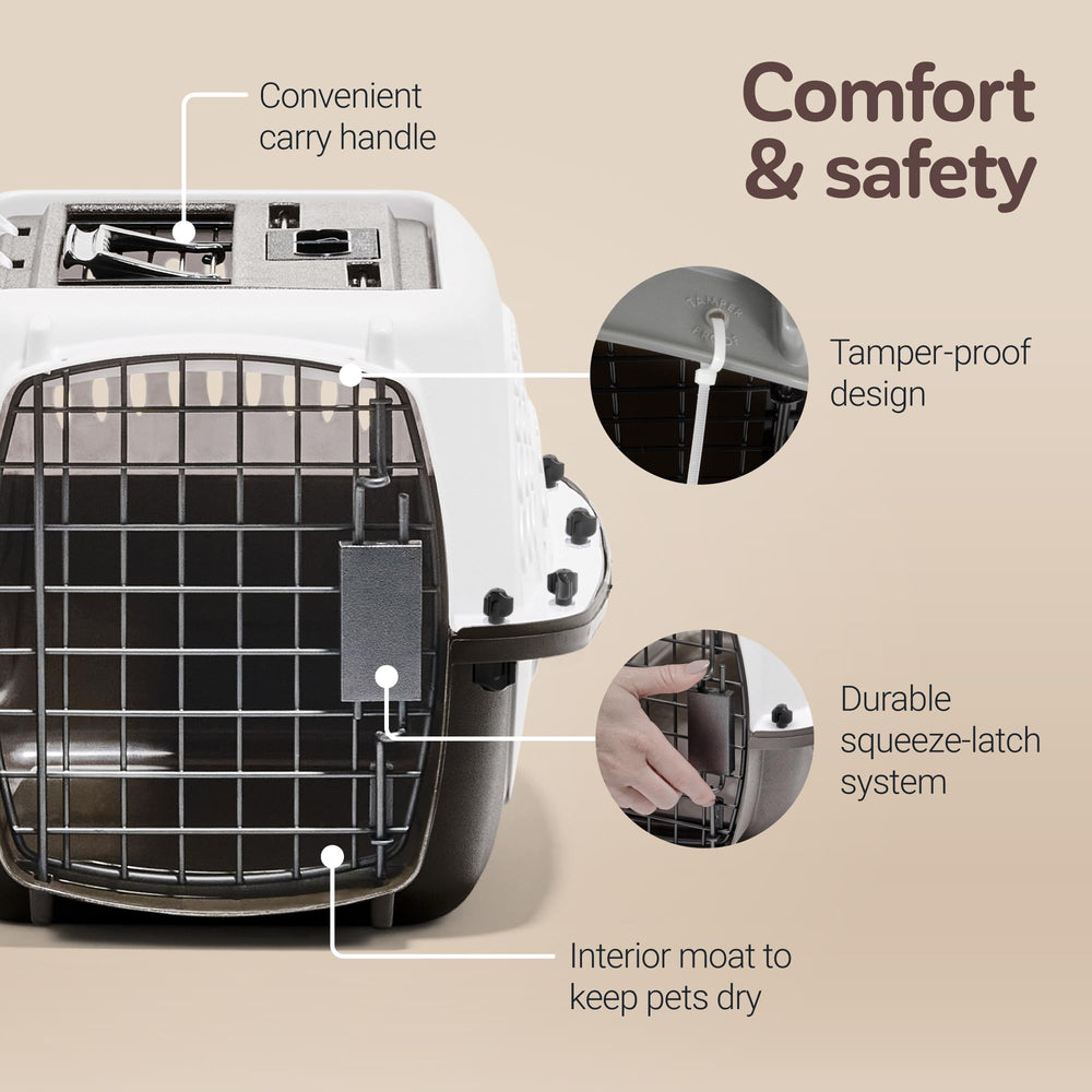 Petmate Boîte Chien 19 Pouces: adaptée aux petits chiens jusqu’à 15 lb.