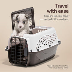 Petmate Boîte Chien Porte Haut: chargement pratique par le dessus.