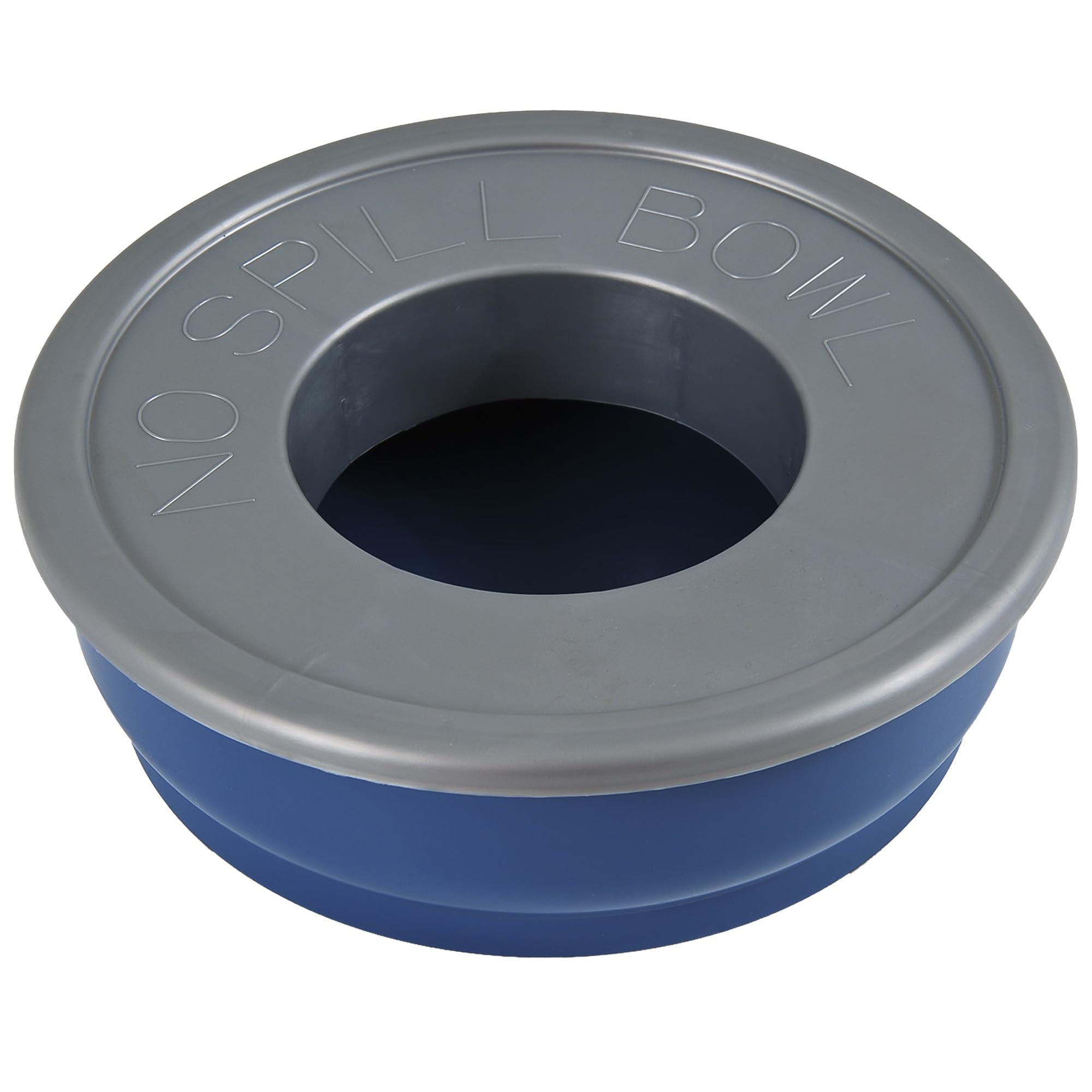 Nettoyage rapide grâce à l'ouverture du bol Petmate bleu.