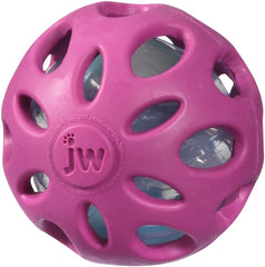 JW Crackle Heads balle-crackle moyenne, parfaite pour les jeux en plein air et intérieur.