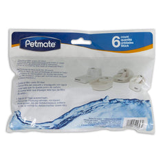 Filtre Petmate Fresh Flow gris, vue arrière, aide à garder une eau propre et fraîche