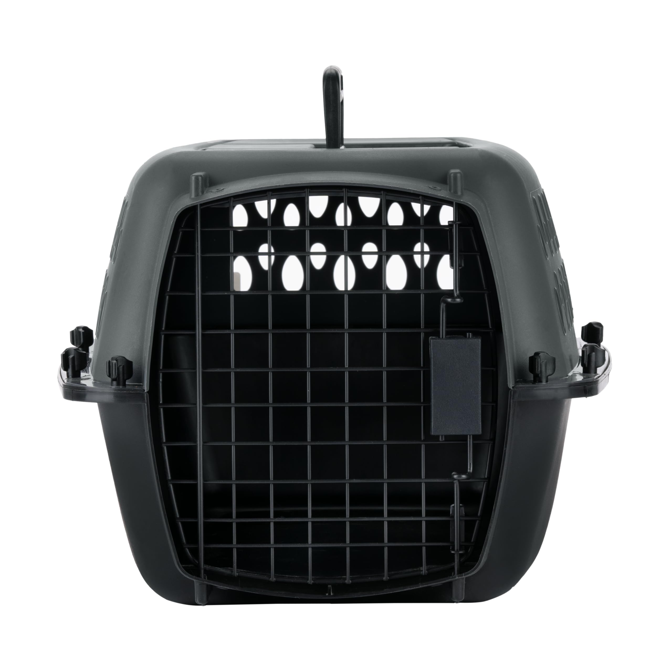 Petmate caisse pour chien 23po, extérieur gris sombre, transport sûr jusqu'à 15 livres.