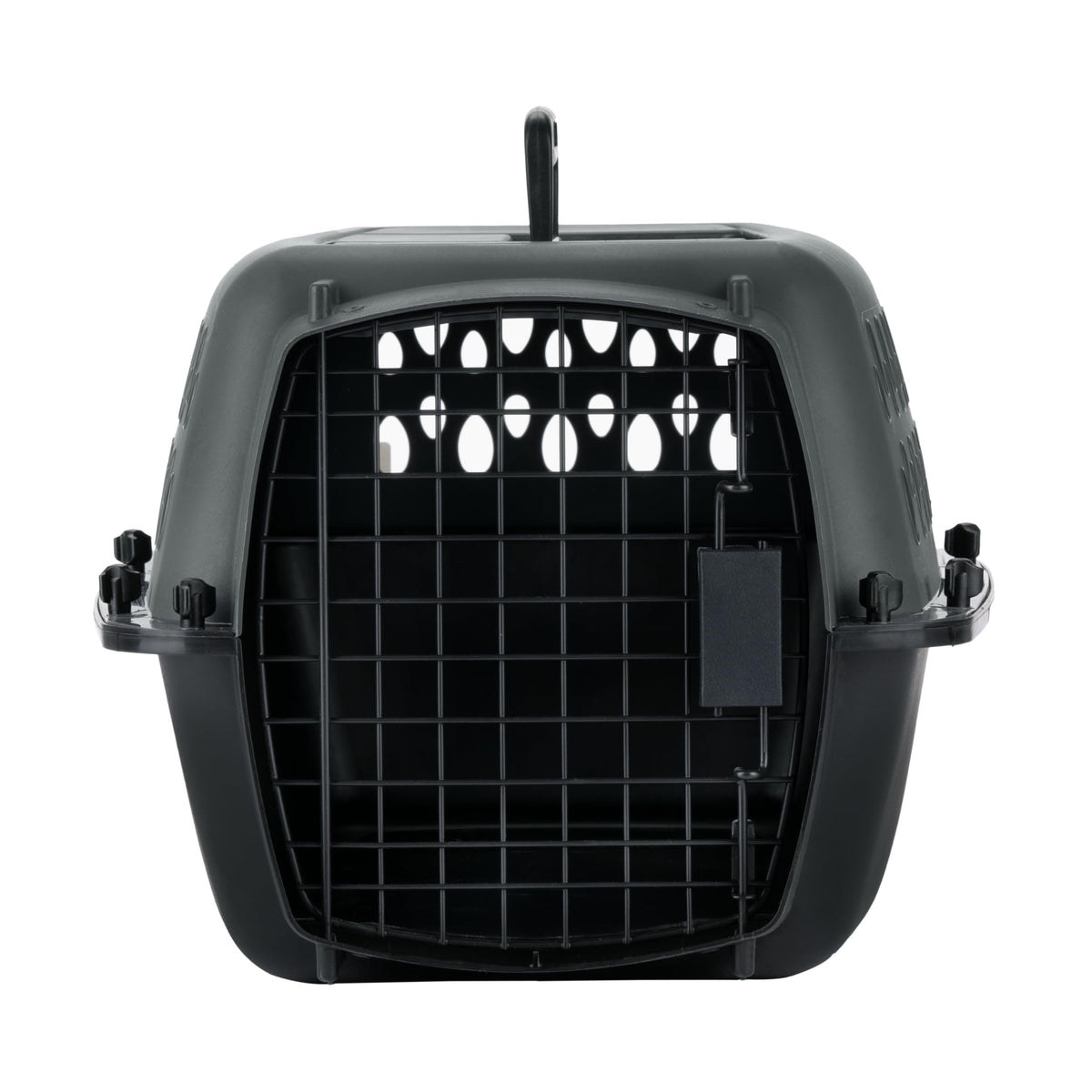 Petmate caisse pour chien 23po, extérieur gris sombre, transport sûr jusqu'à 15 livres.