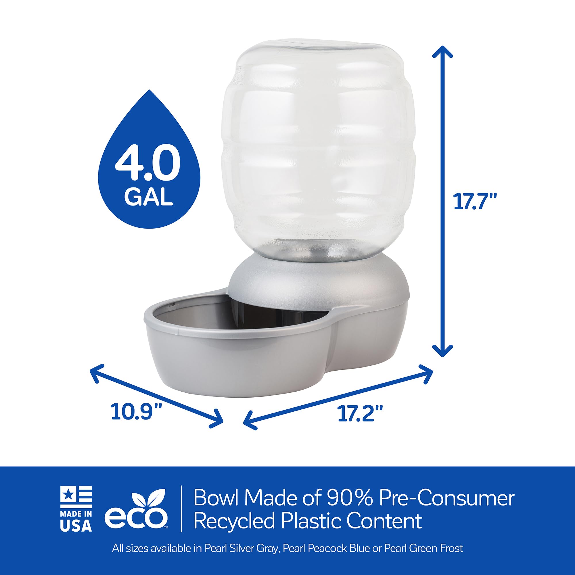 Récipient sans BPA Replendish Petmate, sécurité et durabilité pour l’eau des animaux.
