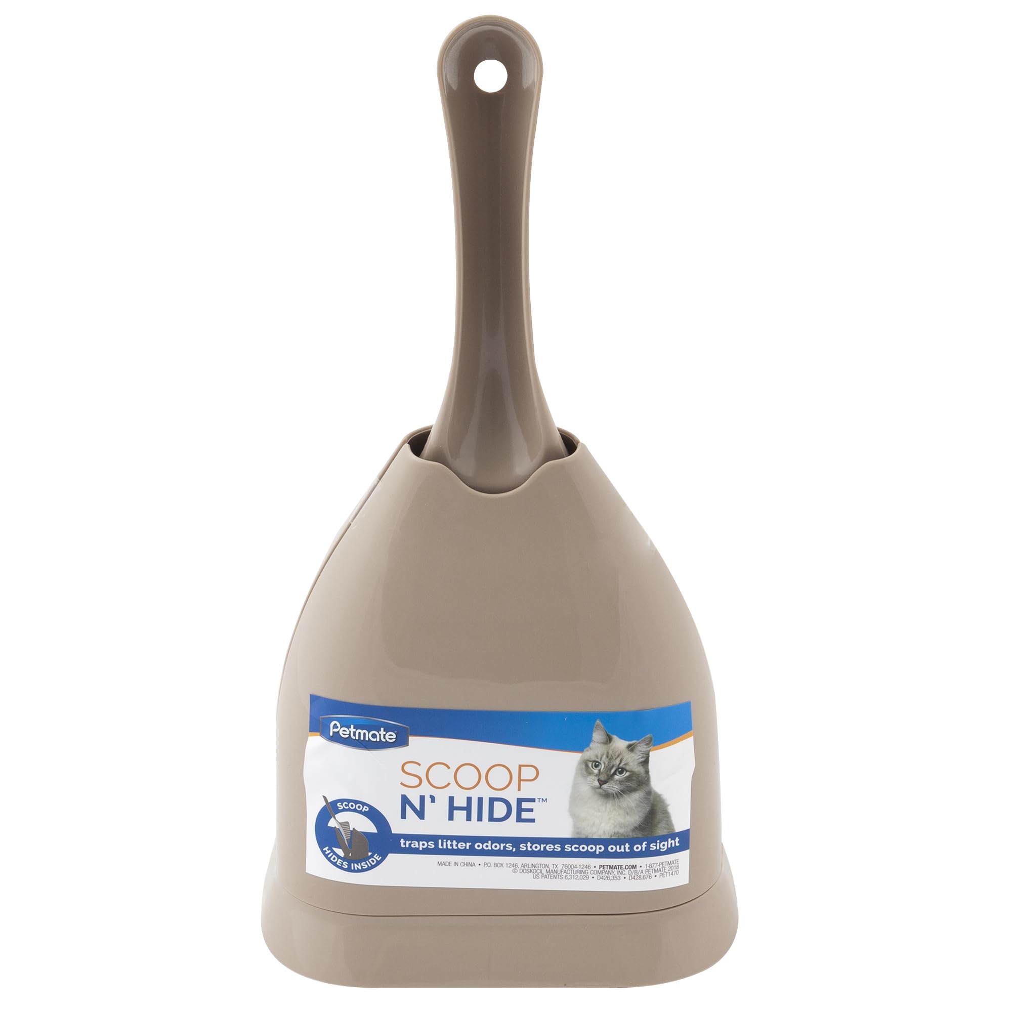 Coloris titanium du Petmate Scoop N'Hide.
