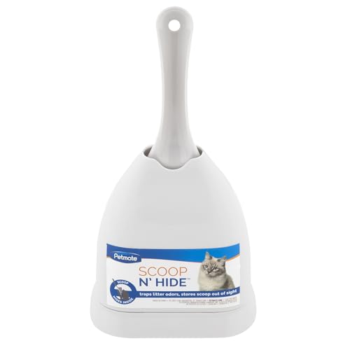 Petmate Scoop N' Hide porte-scoop discret facilitant l’accès rapide.
