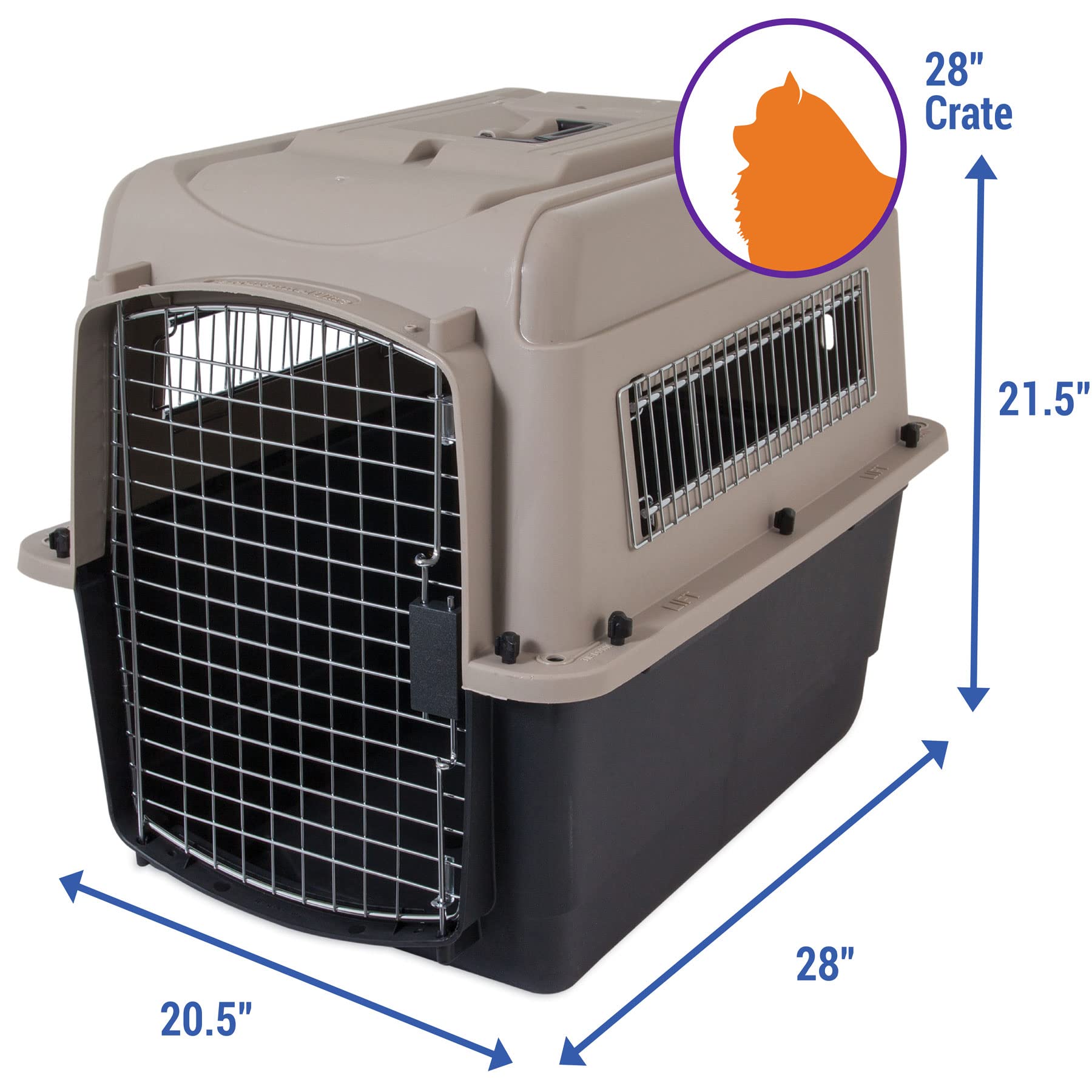 Nettoyage facile du Petmate Ultra Vari Kennel après voyage