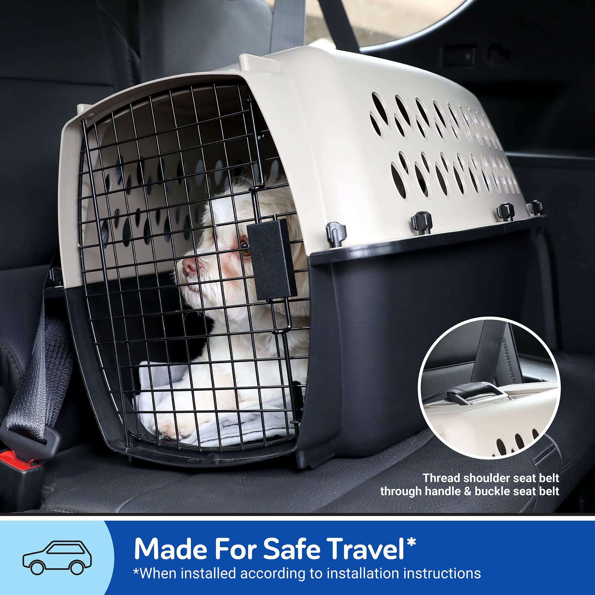 Petmate Vari chenil chien avec ventilation sur quatre faces