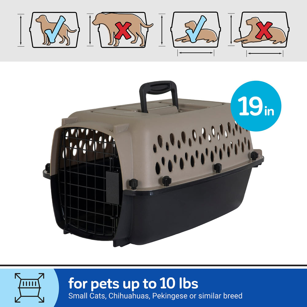 Portabilité du Petmate Vari Dog Kennel pour les voyages en avion.