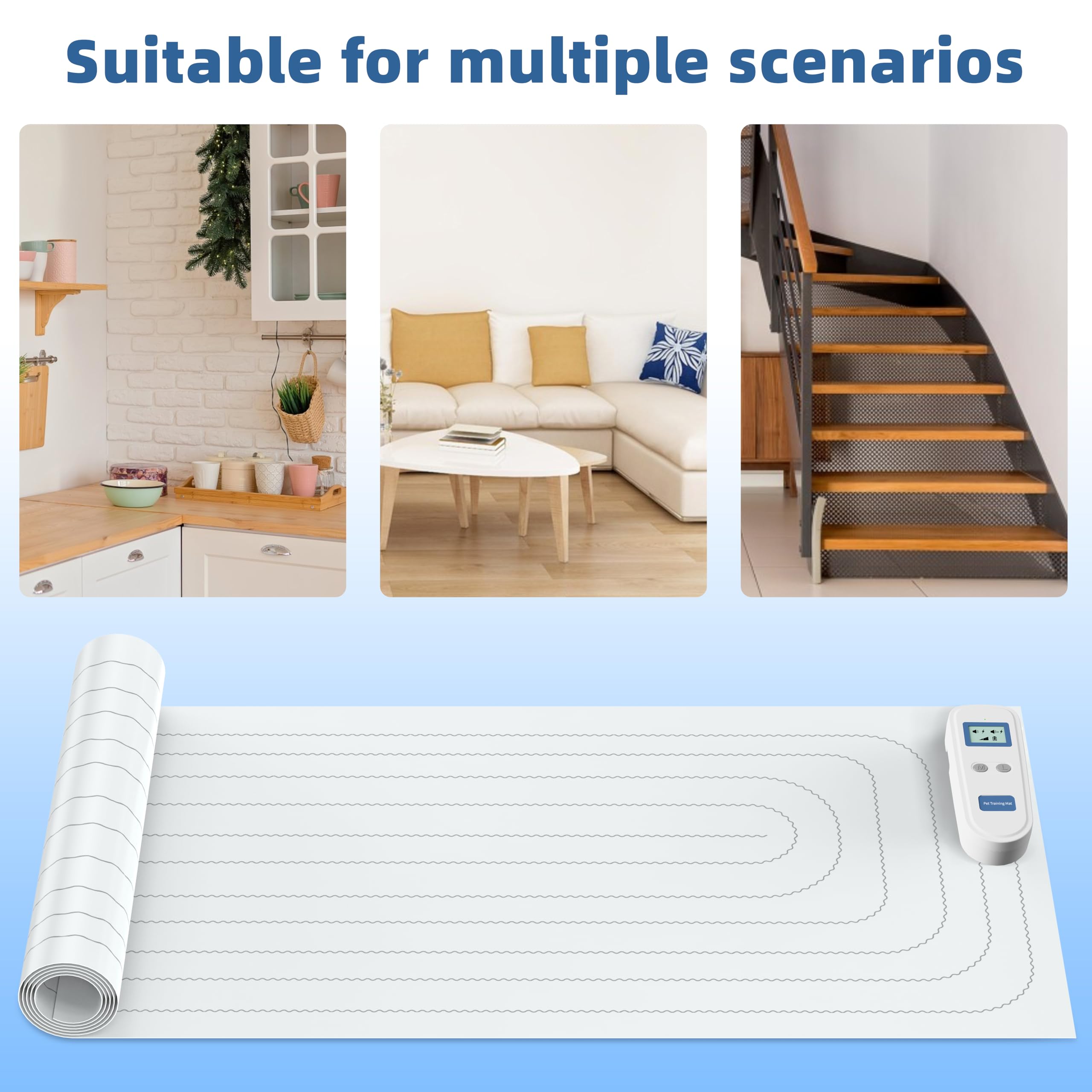 Petnais scat-mat rechargeable sans fil, utilisation pratique au quotidien.