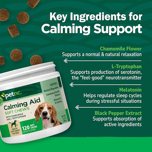 PetNC bouchées molles apaisantes pour chien – idéales pour grooming.