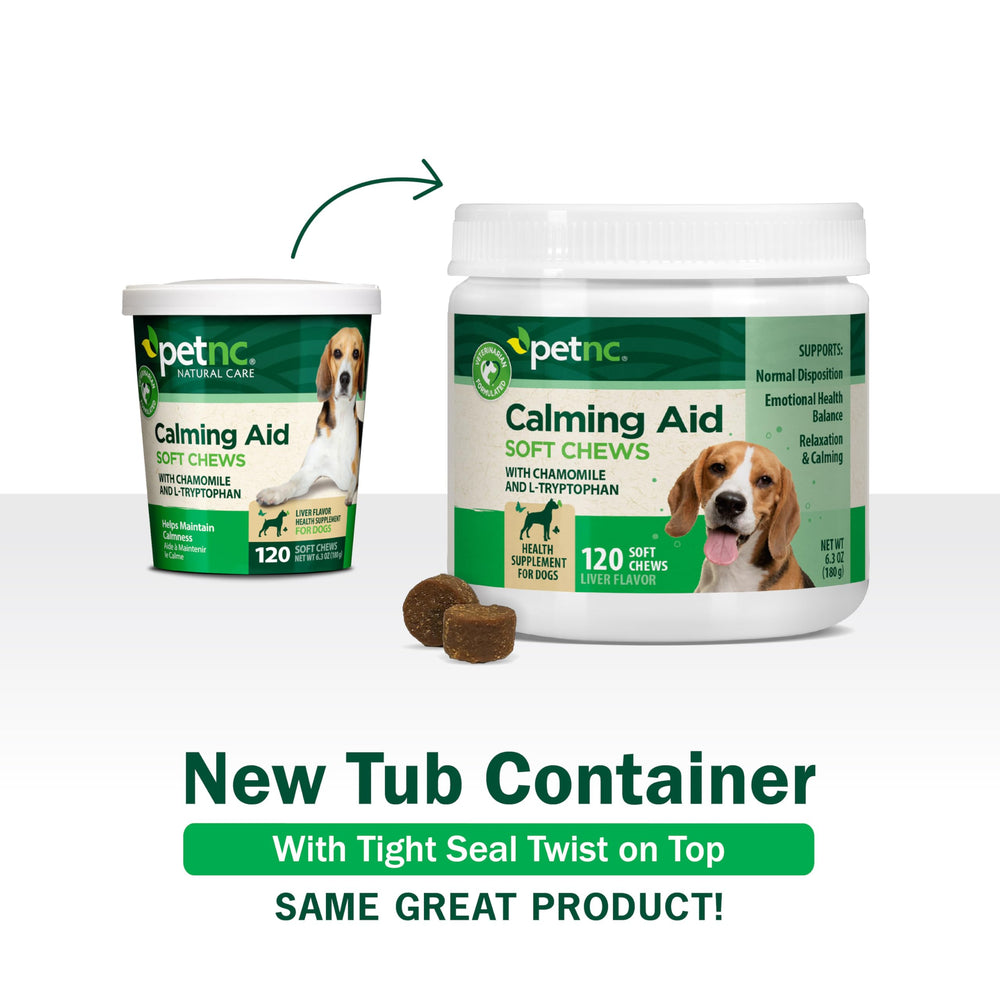 PetNC bouchées molles apaisantes pour chien – adaptées à toutes les tailles.