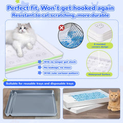 Liner PETOCAT adapté à la litière automatique Scoop Free Crystal.