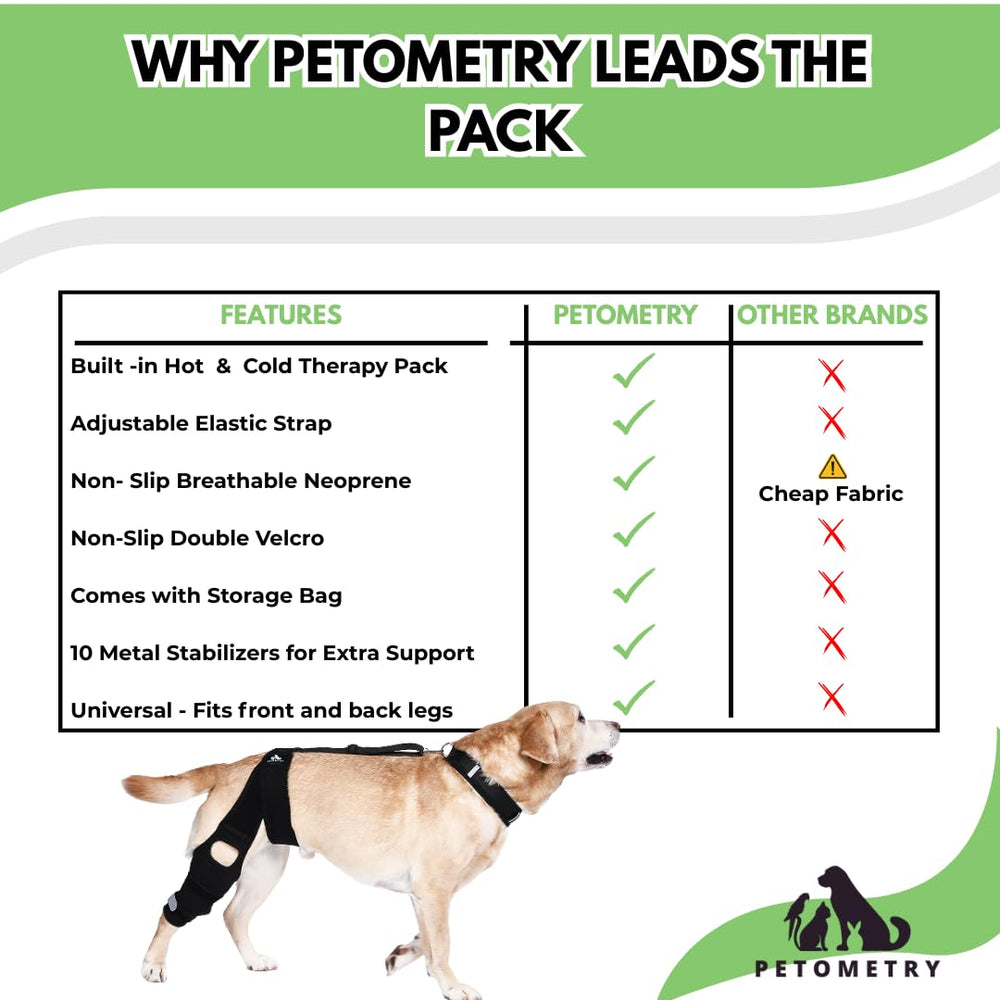 Petometry-genou-chien-etui-rangement pratique pour le voyage et le soin quotidien