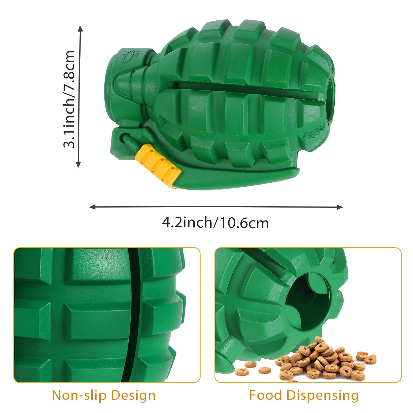 Jouet durable PETOPIA pour chien actif, parfait pour mastiquer et jouer.