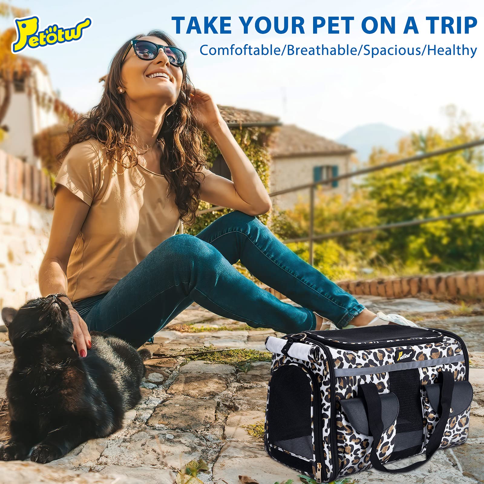 Sac Petotw pliable et compact pour un rangement facile.