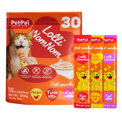 PetPal Féline Tentation tube poulet, texture crémeuse, récompense facile à donner.