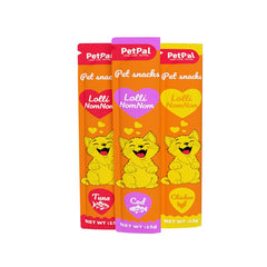 PetPal Féline Tentation tube thon, texture onctueuse, hydratation légère favorisée.
