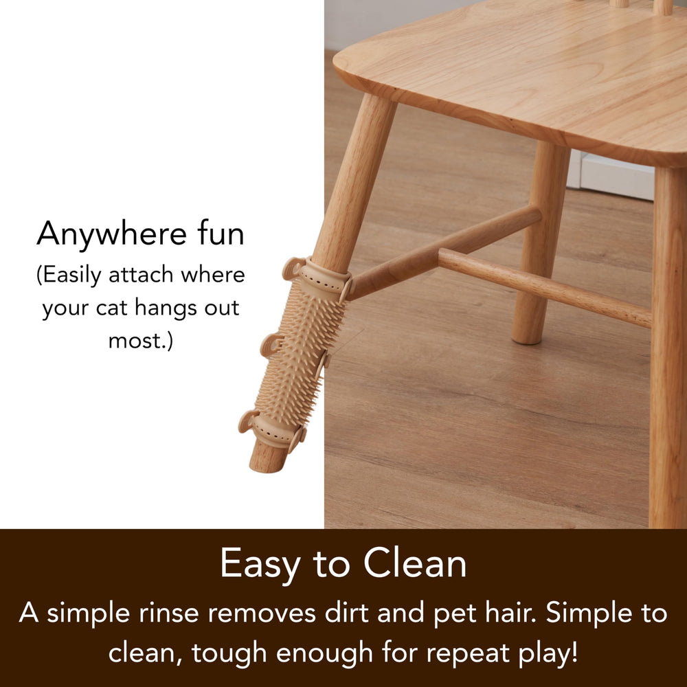 PetPals Anywhere: massage doux grâce aux brosses en silicone pour votre chat.