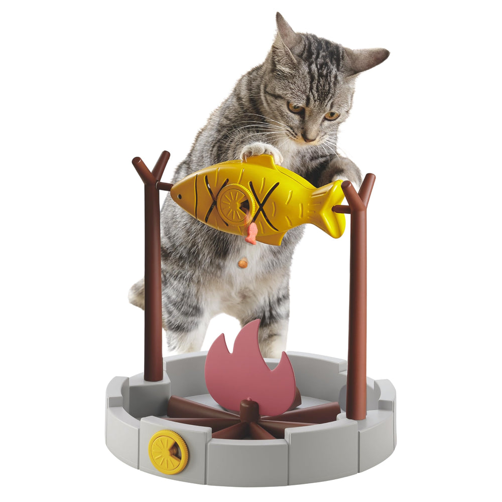 PetPals mangeoire lente pour chats avec friandises et stimulation mentale.