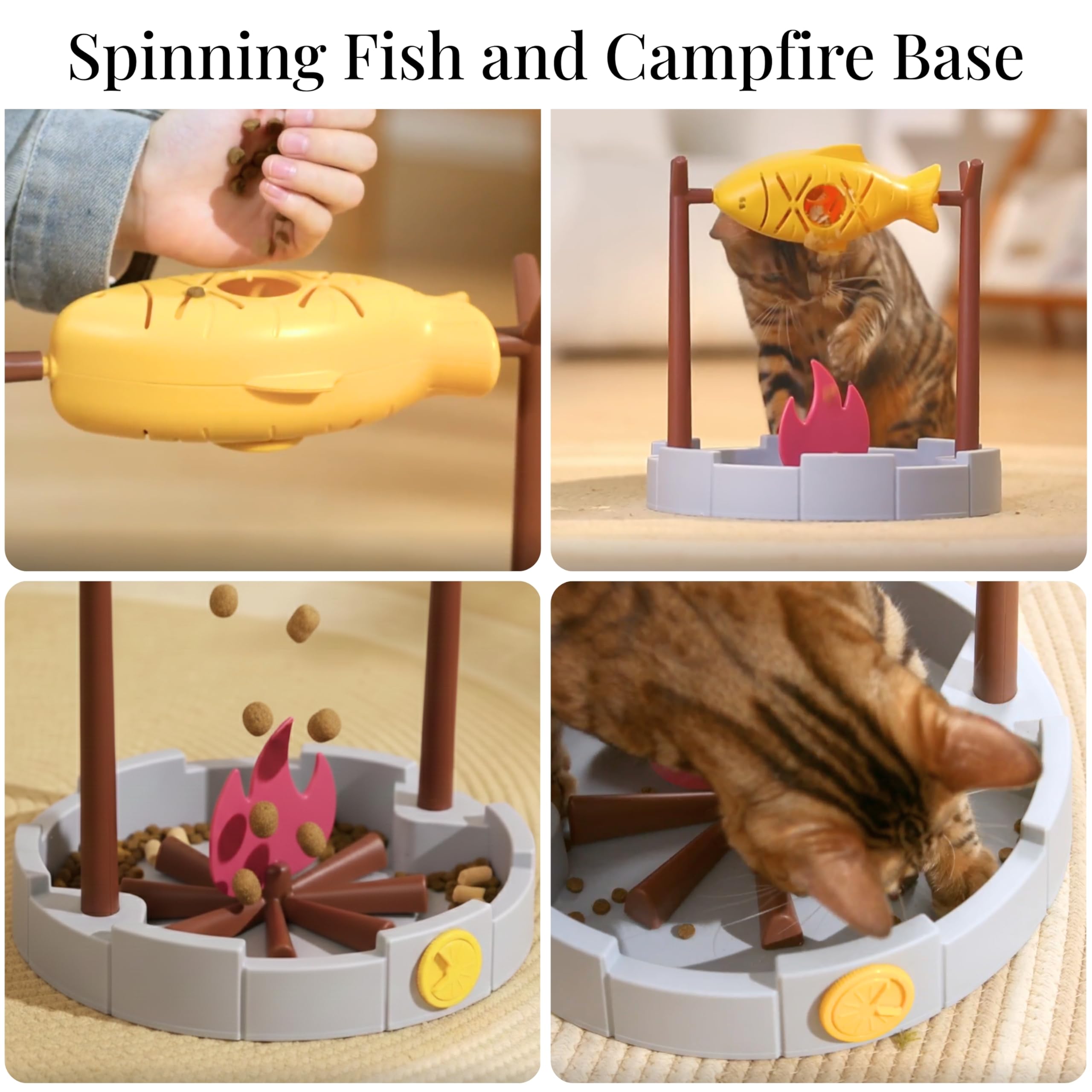 PetPals stimulation mentale et physique pendant le jeu du chat.