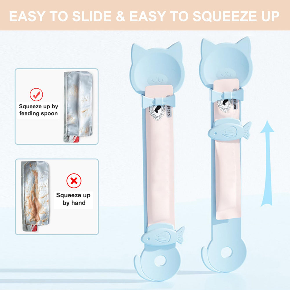 PETPAWLOVELY action-pression-gourmandises-chat délivrant la friandise sans gaspillage