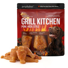 PETPHABET os-grille-jarret-de-porc: friandise savoureuse pour chiens actifs