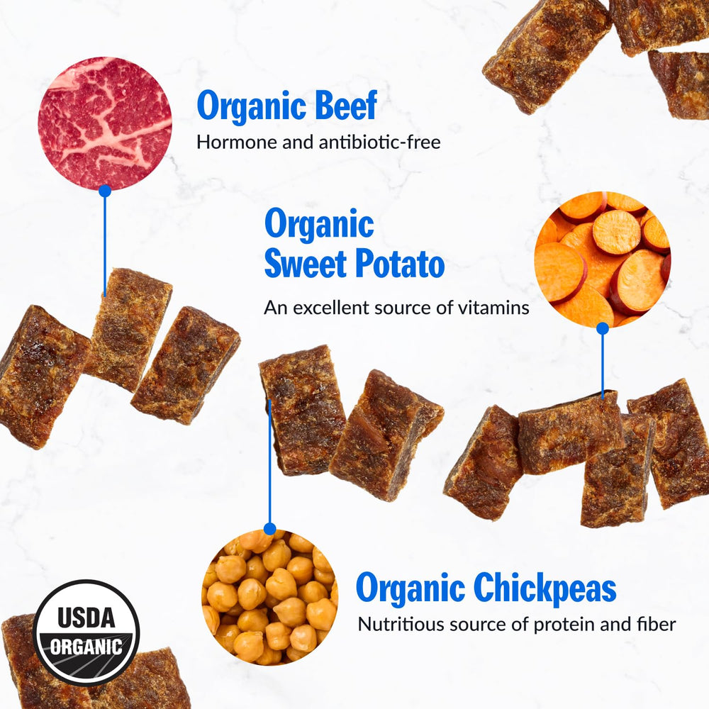 PetPlate Boeuf et Patate Douce – récompense d'entraînement facile à casser.