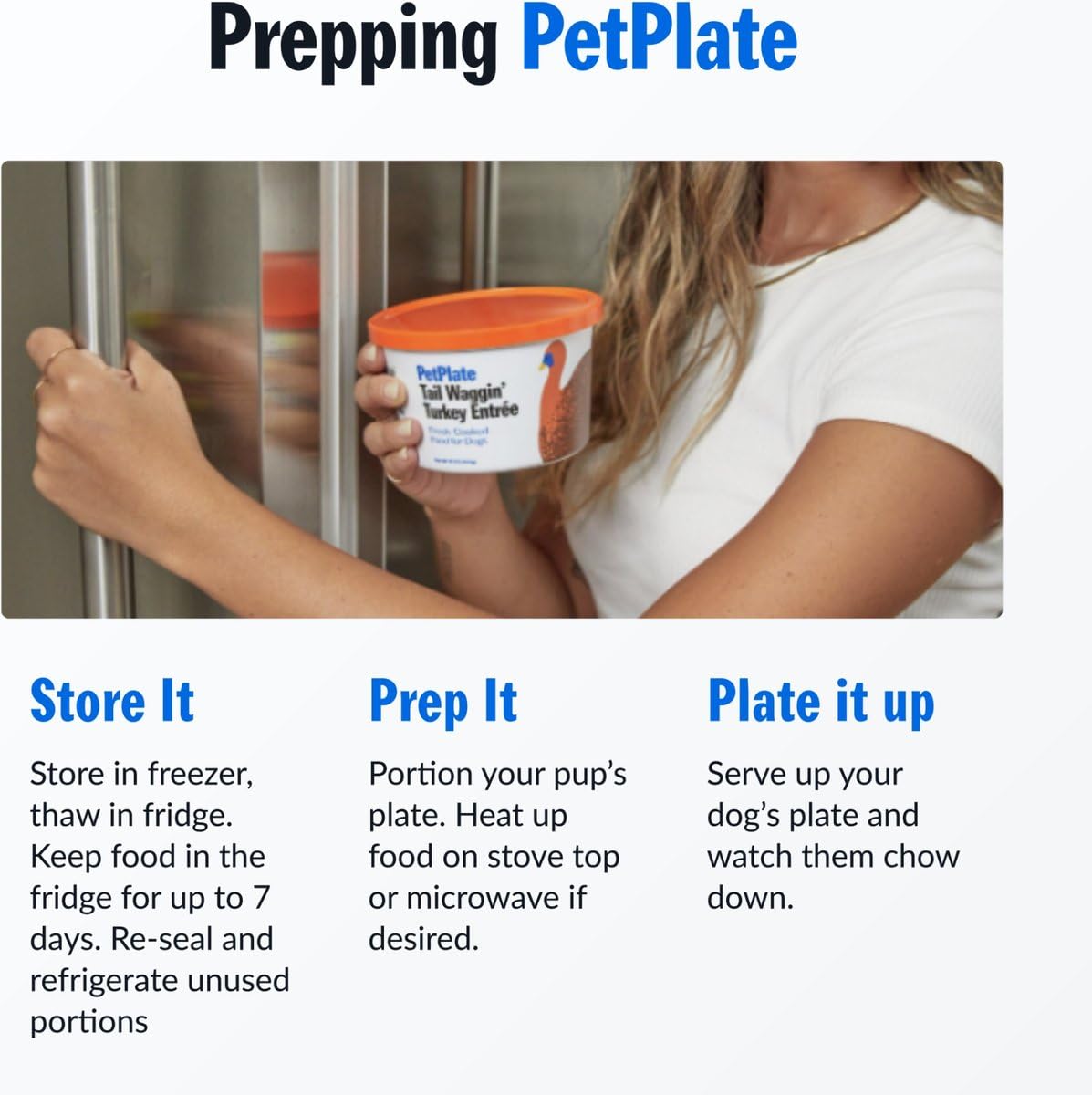 PetPlate facile à servir pour petits chiens.