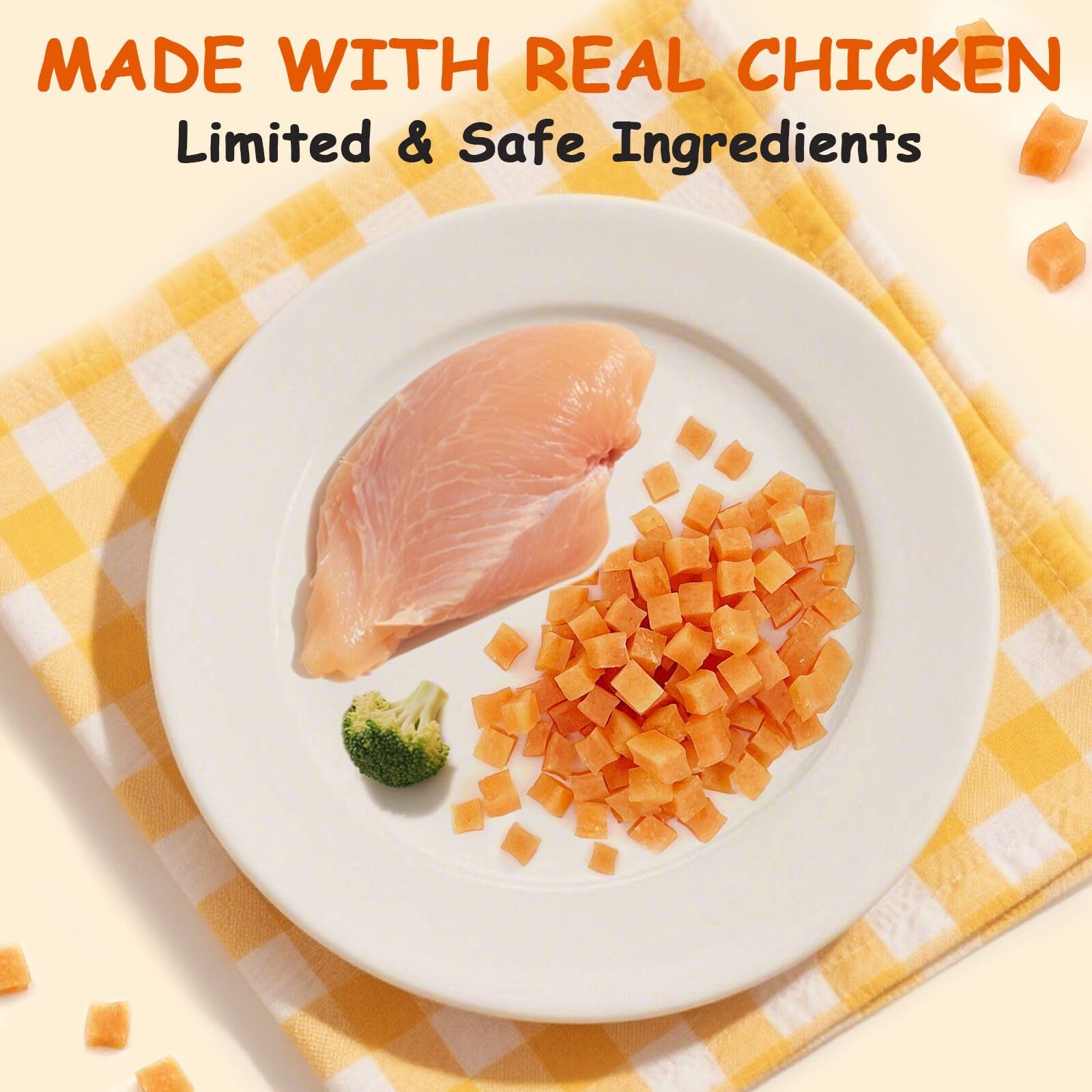 PETPURO bouchées poulet protéines élevées, soutiennent l'effort pendant les sessions.