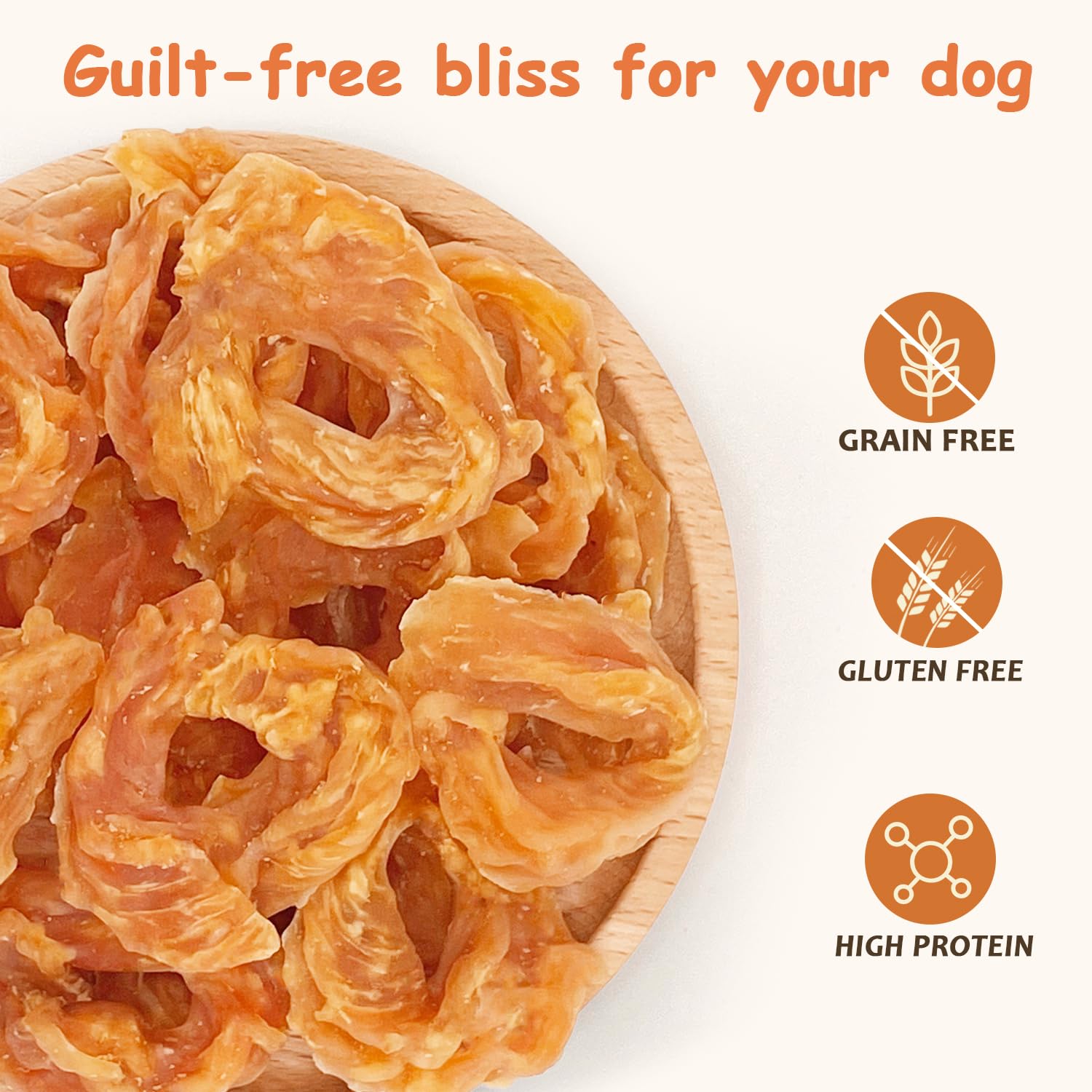 PETPURO protéine élevée poulet – récompense facile pour chiens de toutes tailles.