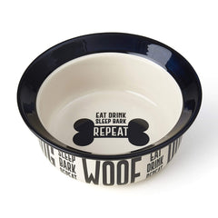 Capacité 4 tasses, idéal pour nourriture et eau des chiens et chats.