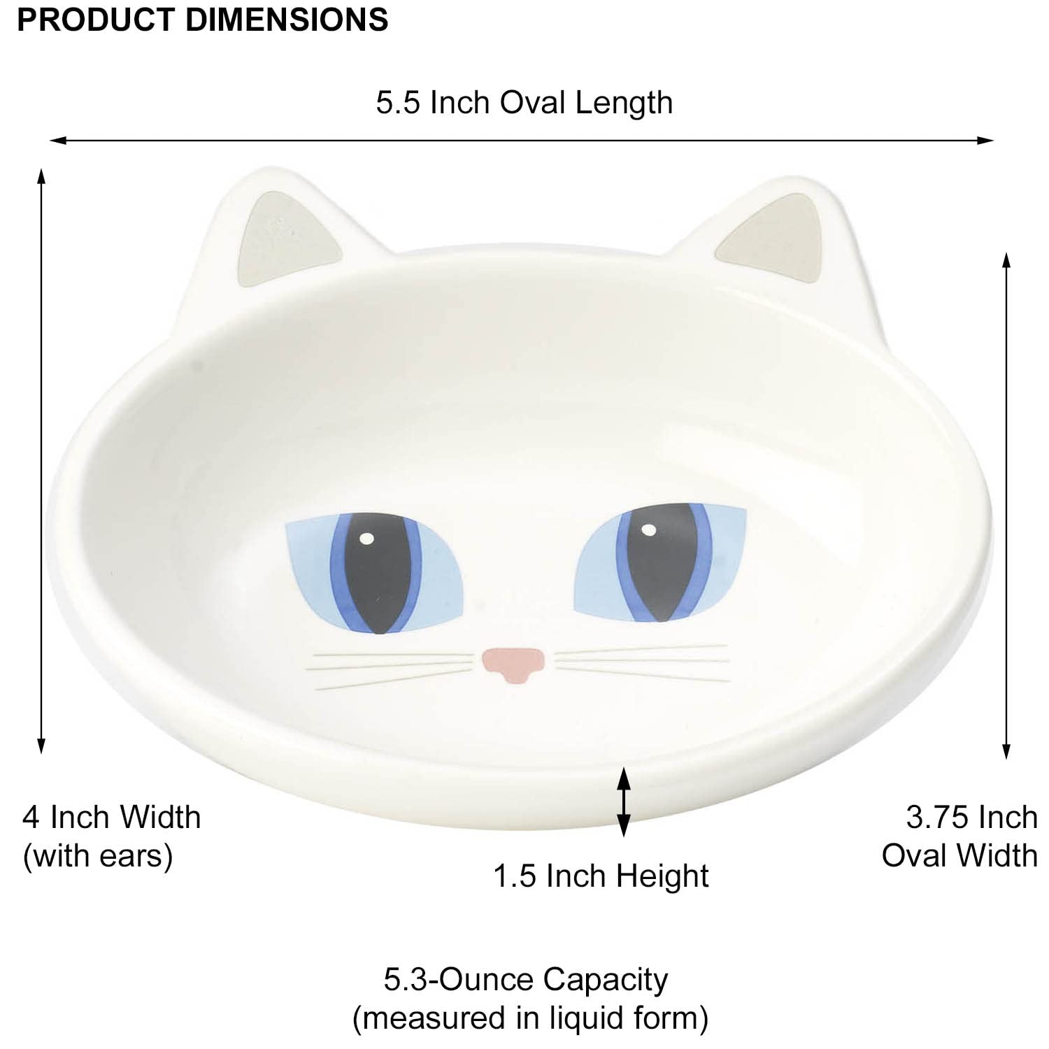 Petrageous bol chat visuel décoratif apportant une touche charmante à la zone repas.
