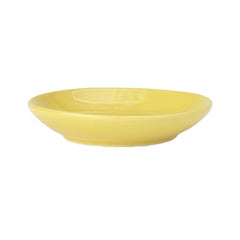 Logo Silly Kitty sur l’assiette jaune, élément décoratif et identifiable.