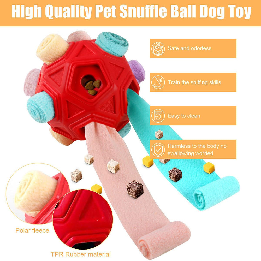 Petration Balle Snuffle Ouverte : accès facile aux friandises et stimulation.