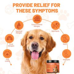 PetrAugnian friandises allergie chien - pattes, soulagement démangeaisons.