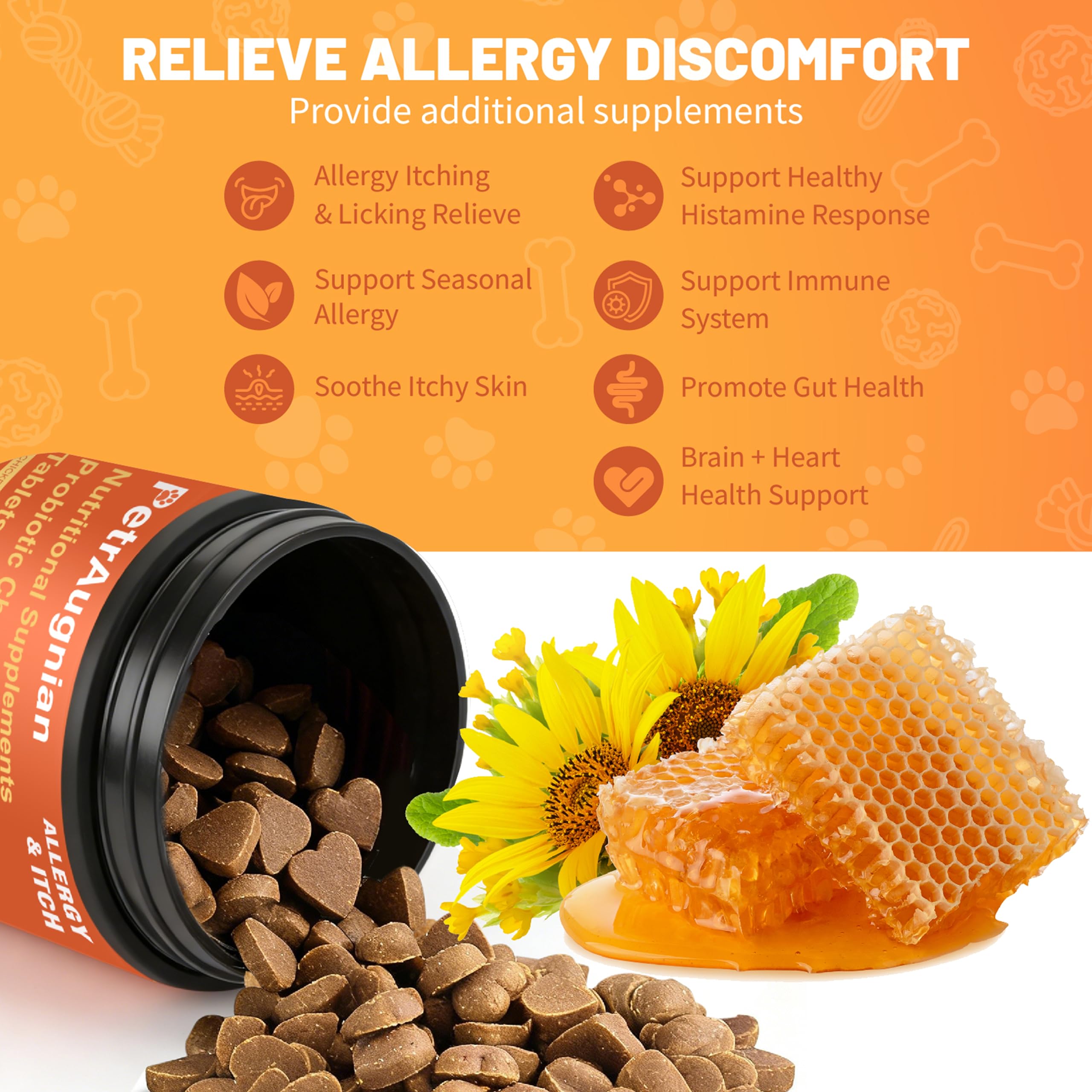 PetrAugnian friandises allergie chien - poitrine, peau plus saine.