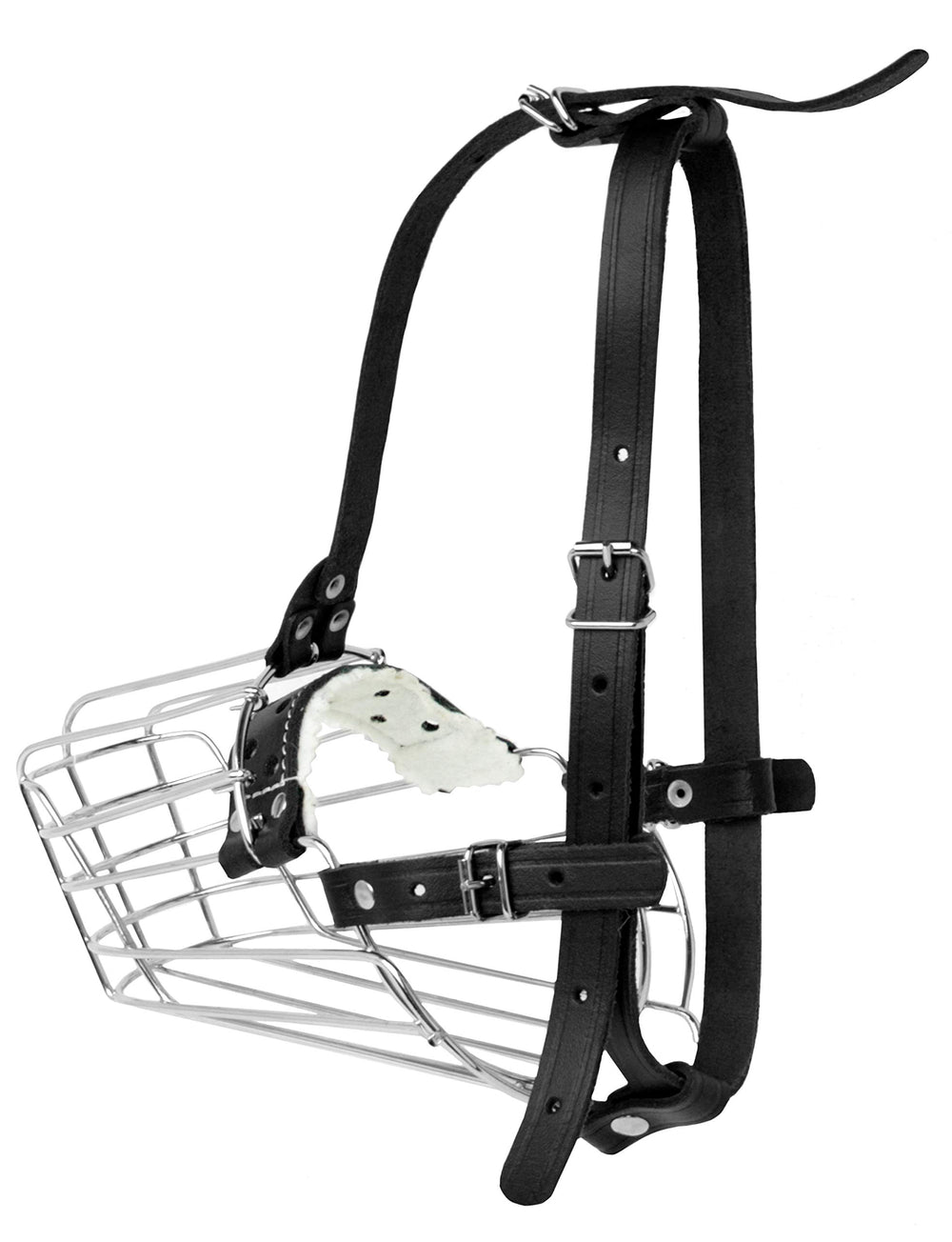 Museau Petristor chromé idéal pour grooming et activités en extérieur.